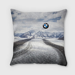 Подушка квадратная BMW - снежная вершина