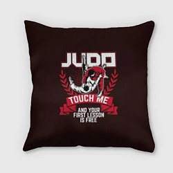 Подушка квадратная Judo: Touch Me, цвет: 3D-принт