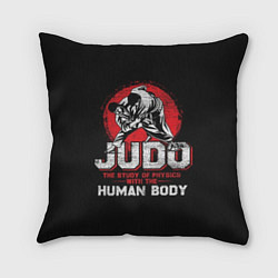 Подушка квадратная Judo: Human Body