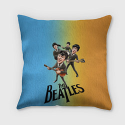 Подушка квадратная The Beatles - world legend, цвет: 3D-принт