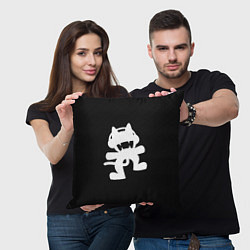 Подушка квадратная MONSTERCAT, цвет: 3D-принт — фото 2