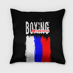 Подушка квадратная Boxing from Russia