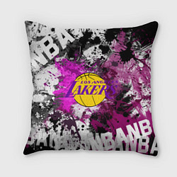 Подушка квадратная Лос-Анджелес Лейкерс, Los Angeles Lakers