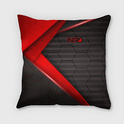 Подушка квадратная Mass Effect N7