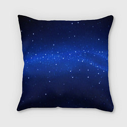 Подушка квадратная BLUE STARRY SKY, цвет: 3D-принт