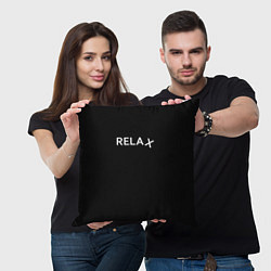 Подушка квадратная Relax 1, цвет: 3D-принт — фото 2