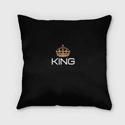Подушка квадратная Король, цвет: 3D-принт