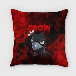 Подушка квадратная BRAWL STARS CROW