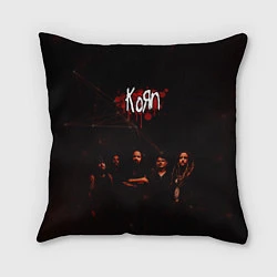 Подушка квадратная Korn, цвет: 3D-принт