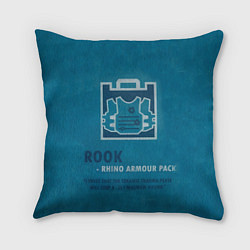 Подушка квадратная Rook R6s, цвет: 3D-принт