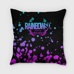 Подушка квадратная Rainbow Six Siege, цвет: 3D-принт