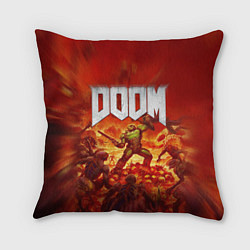 Подушка квадратная DOOM