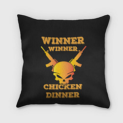 Подушка квадратная Winner Chicken Dinner