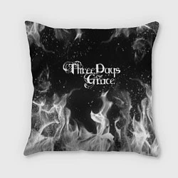 Подушка квадратная Three Days Grace, цвет: 3D-принт