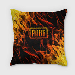 Подушка квадратная PUBG, цвет: 3D-принт