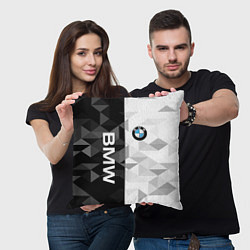 Подушка квадратная BMW, цвет: 3D-принт — фото 2