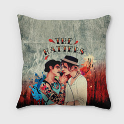 Подушка квадратная THE HATTERS, цвет: 3D-принт