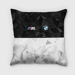 Подушка квадратная BMW M SPORT, цвет: 3D-принт