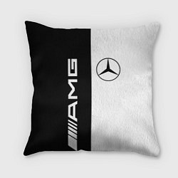 Подушка квадратная MERCEDES AMG, цвет: 3D-принт