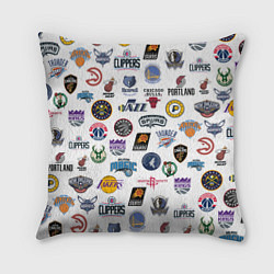 Подушка квадратная NBA Pattern, цвет: 3D-принт