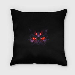 Подушка квадратная Злой котик, цвет: 3D-принт