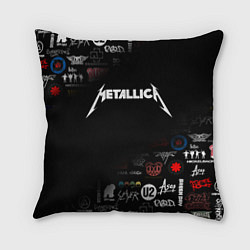 Подушка квадратная Metallica