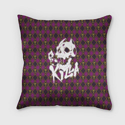 Подушка квадратная Killer Queen, цвет: 3D-принт