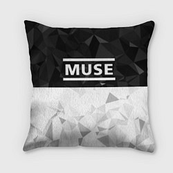 Подушка квадратная Muse, цвет: 3D-принт