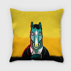 Подушка квадратная BoJack Horseman, цвет: 3D-принт