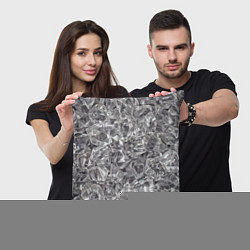 Подушка квадратная Лед, цвет: 3D-принт — фото 2