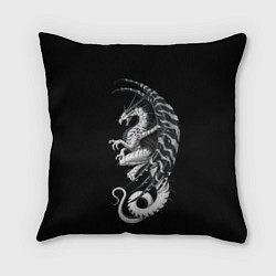 Подушка квадратная White Dragon, цвет: 3D-принт