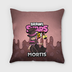 Подушка квадратная BRAWL STARS MORTIS, цвет: 3D-принт