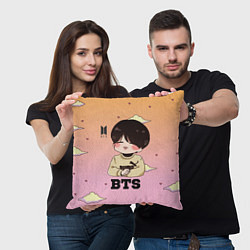 Подушка квадратная BTS, цвет: 3D-принт — фото 2