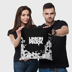 Подушка квадратная LINKIN PARK, цвет: 3D-принт — фото 2