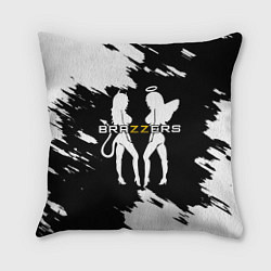 Подушка квадратная Brazzers, цвет: 3D-принт