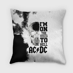 Подушка квадратная I'm on the highway to hell ACDC