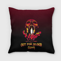 Подушка квадратная Out for blood, цвет: 3D-принт