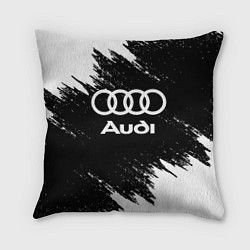 Подушка квадратная AUDI, цвет: 3D-принт