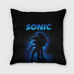 Подушка квадратная Sonic in shadow