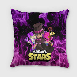 Подушка квадратная BRAWL STARS MORTIS, цвет: 3D-принт