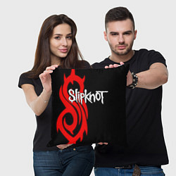 Подушка квадратная Slipknot 7, цвет: 3D-принт — фото 2