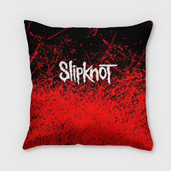 Подушка квадратная SLIPKNOT, цвет: 3D-принт