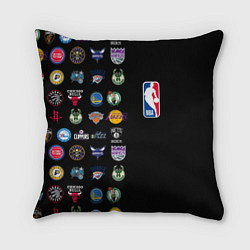 Подушка квадратная NBA Team Logos 2