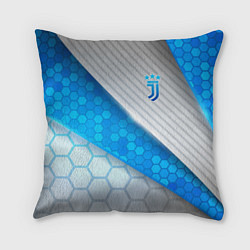 Подушка квадратная Juventus F C, цвет: 3D-принт