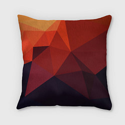 Подушка квадратная Грани, цвет: 3D-принт
