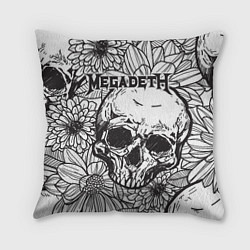 Подушка квадратная Megadeth