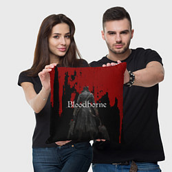 Подушка квадратная Bloodborne, цвет: 3D-принт — фото 2