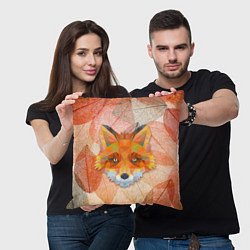 Подушка квадратная Fox, цвет: 3D-принт — фото 2
