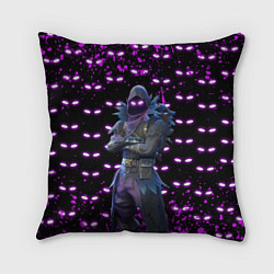 Подушка квадратная Fortnite Raven, цвет: 3D-принт