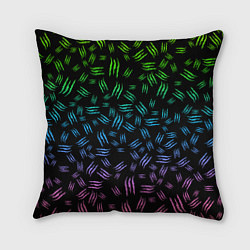 Подушка квадратная PATTERN MONSTER ENERGY Z, цвет: 3D-принт